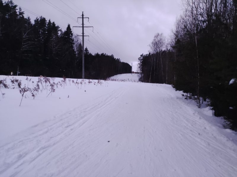 Трасса лыжная Лесная Троицк, состояние на 5 февраля 2024 по отзыву, фото 2. 